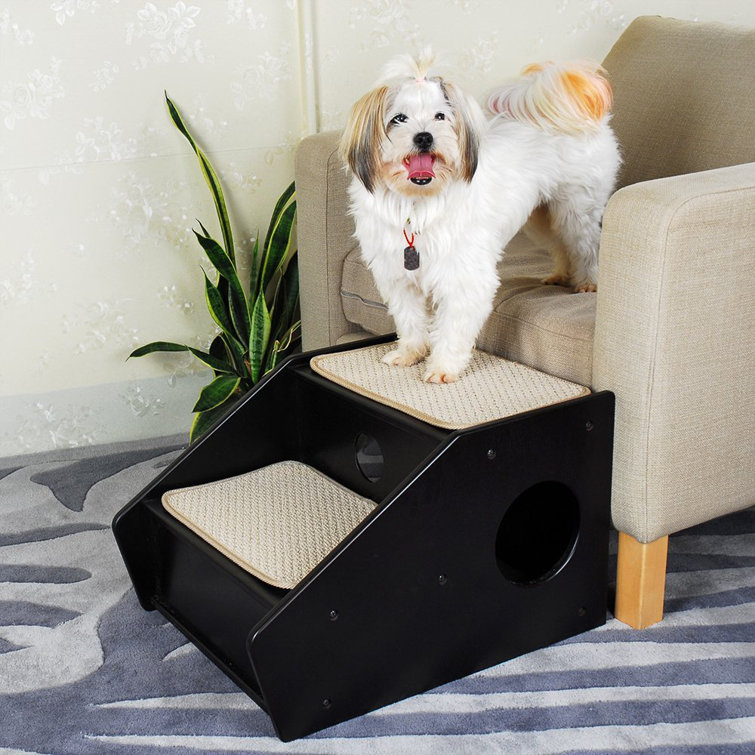 Tucker Murphy Pet™ Wooden Pet/Cat/Dog Stairs/Steps For Elderly Cat/Dogs